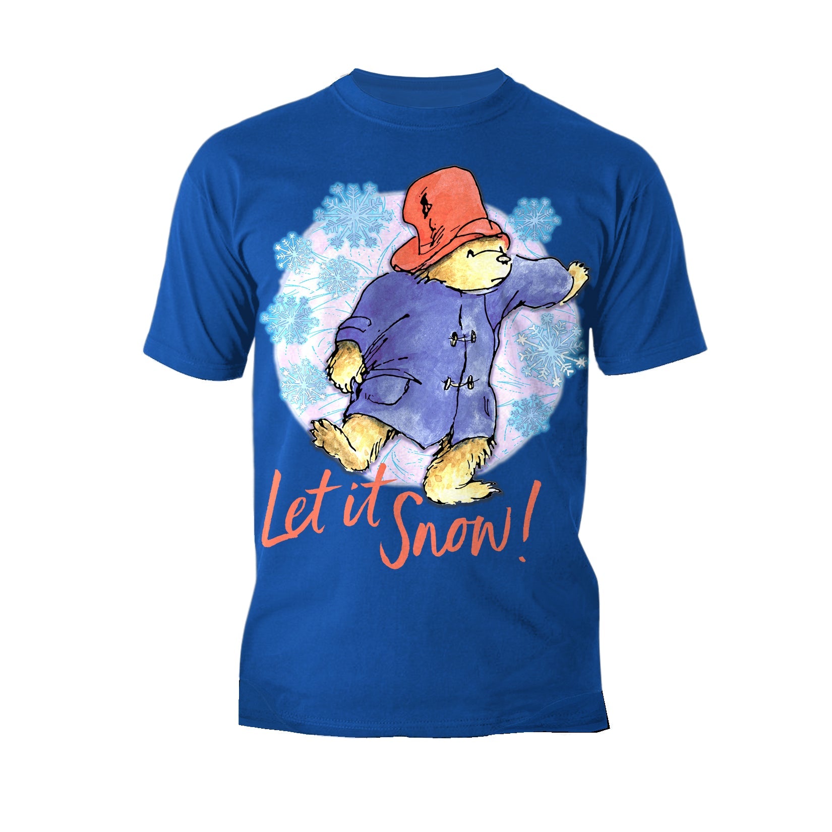 Paddington Bear Xmas Let it Snow Amor Snowflake Christmas Men's T-Shirt