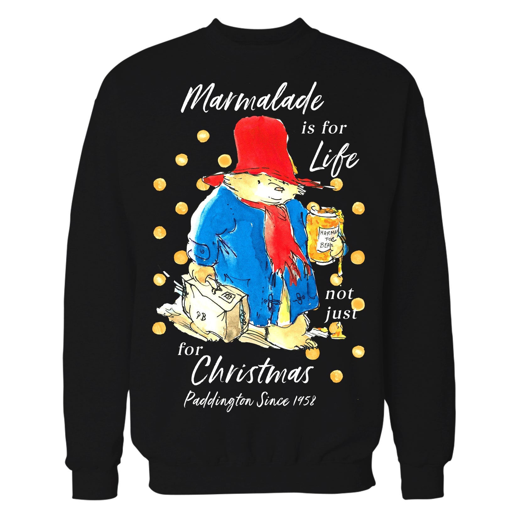 Paddington Bear Xmas Marmalade For Life Cute Merry Christmas Sweatshirt
