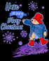 Paddington Bear Xmas Splash Love Christmas Snowflake Bling Men's T-Shirt
