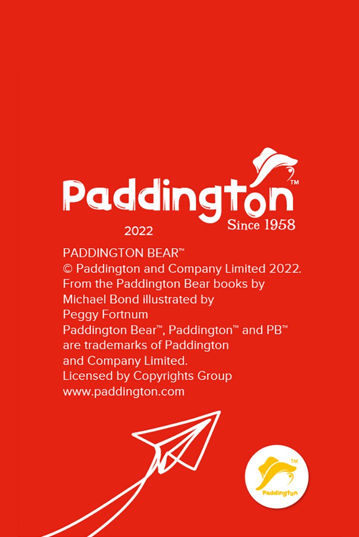 Paddington Bear Collage Portrait Paint Official Men's T-Shirt ()