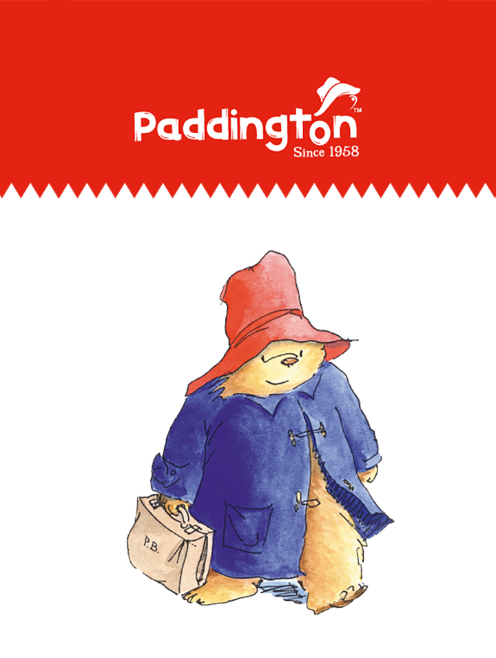 Paddington Bear Collage Portrait Paint Official Women's T-Shirt ()