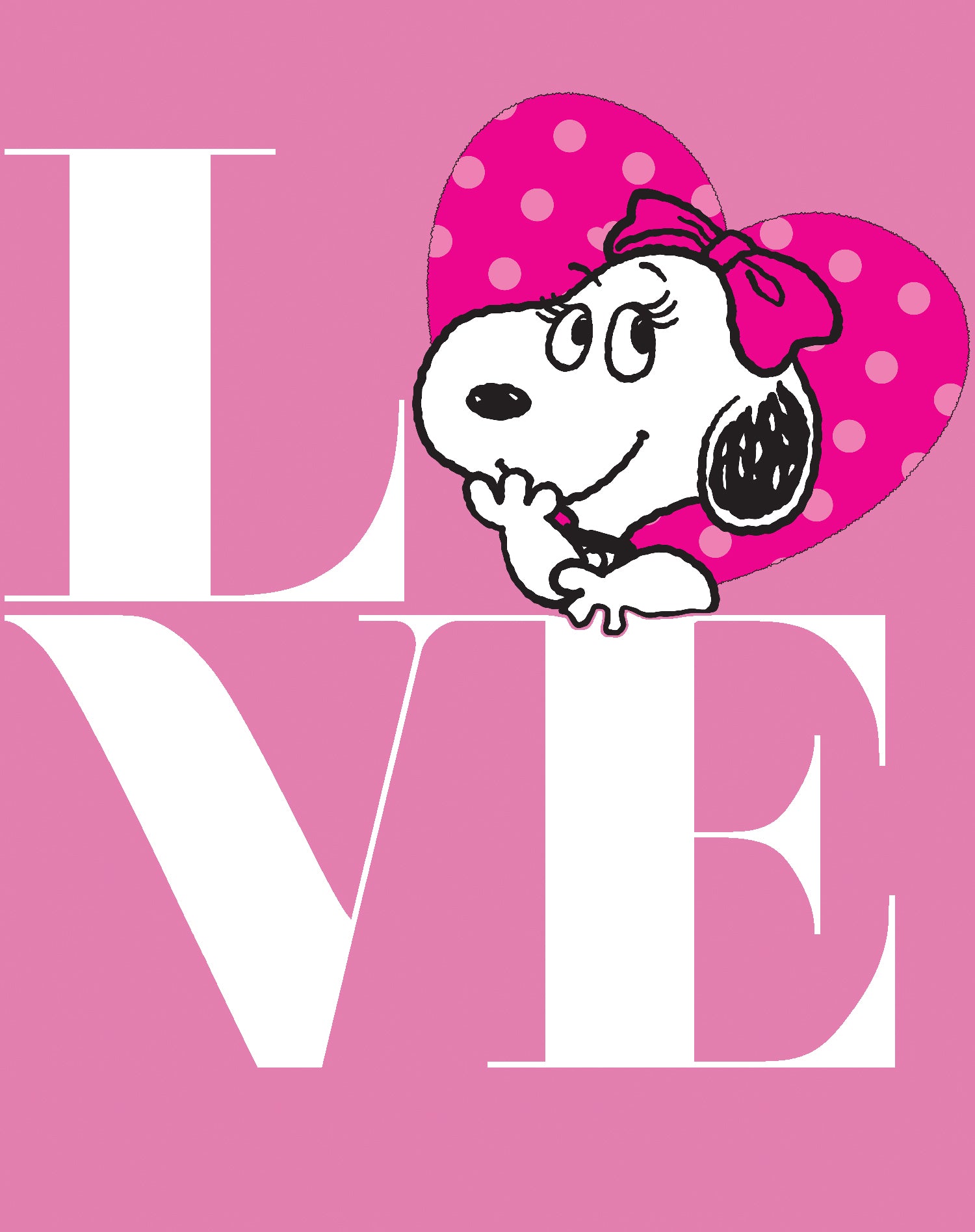 Peanuts Belle Love Official Women's T-shirt