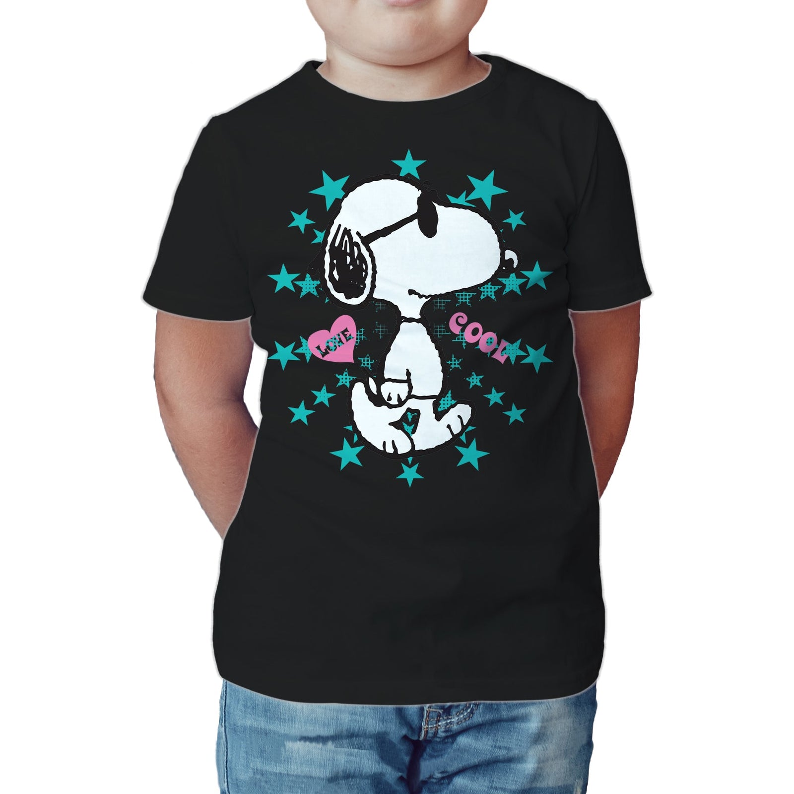 Peanuts Kids Snoopy Cool Official Kid's T-Shirt