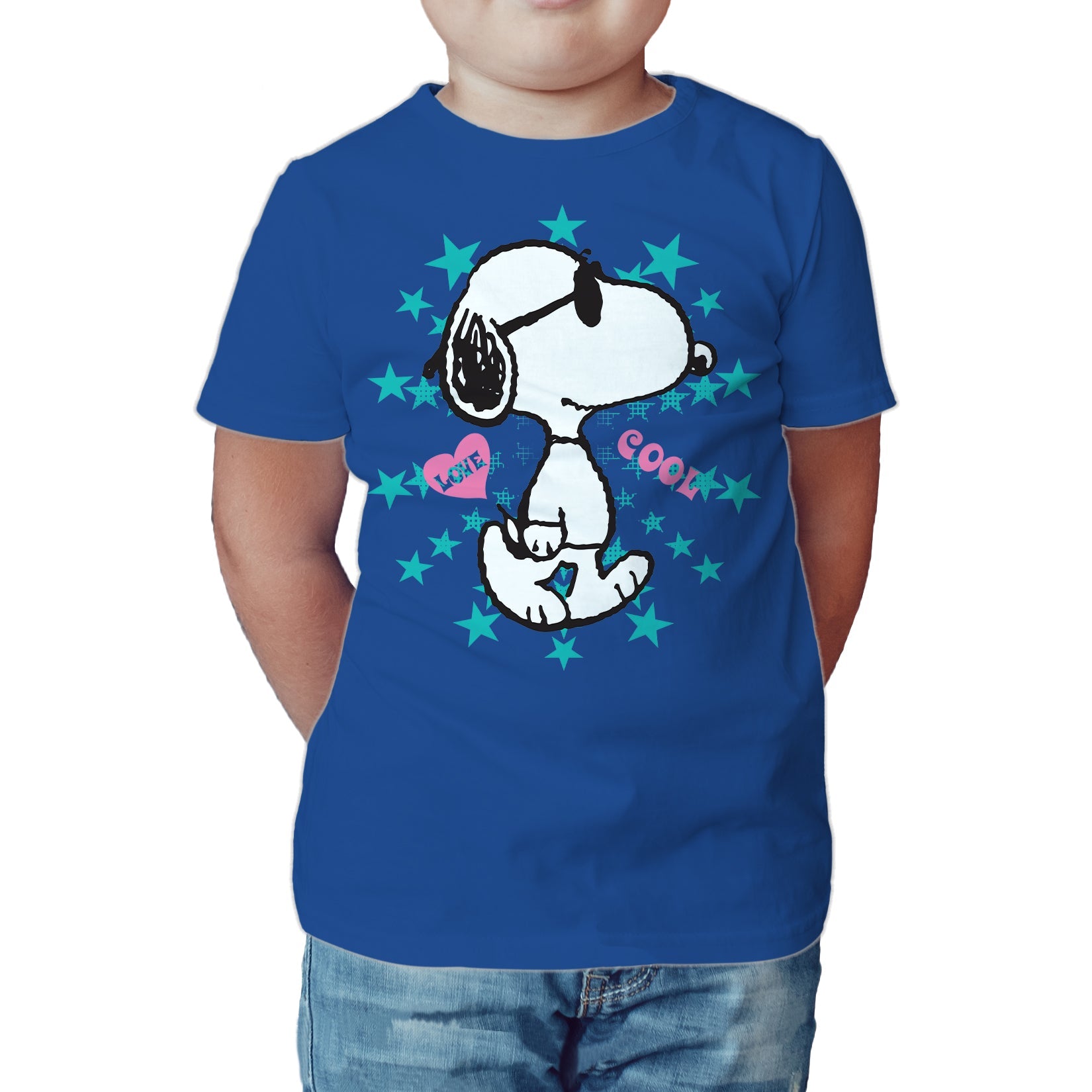 Peanuts Kids Snoopy Cool Official Kid's T-Shirt