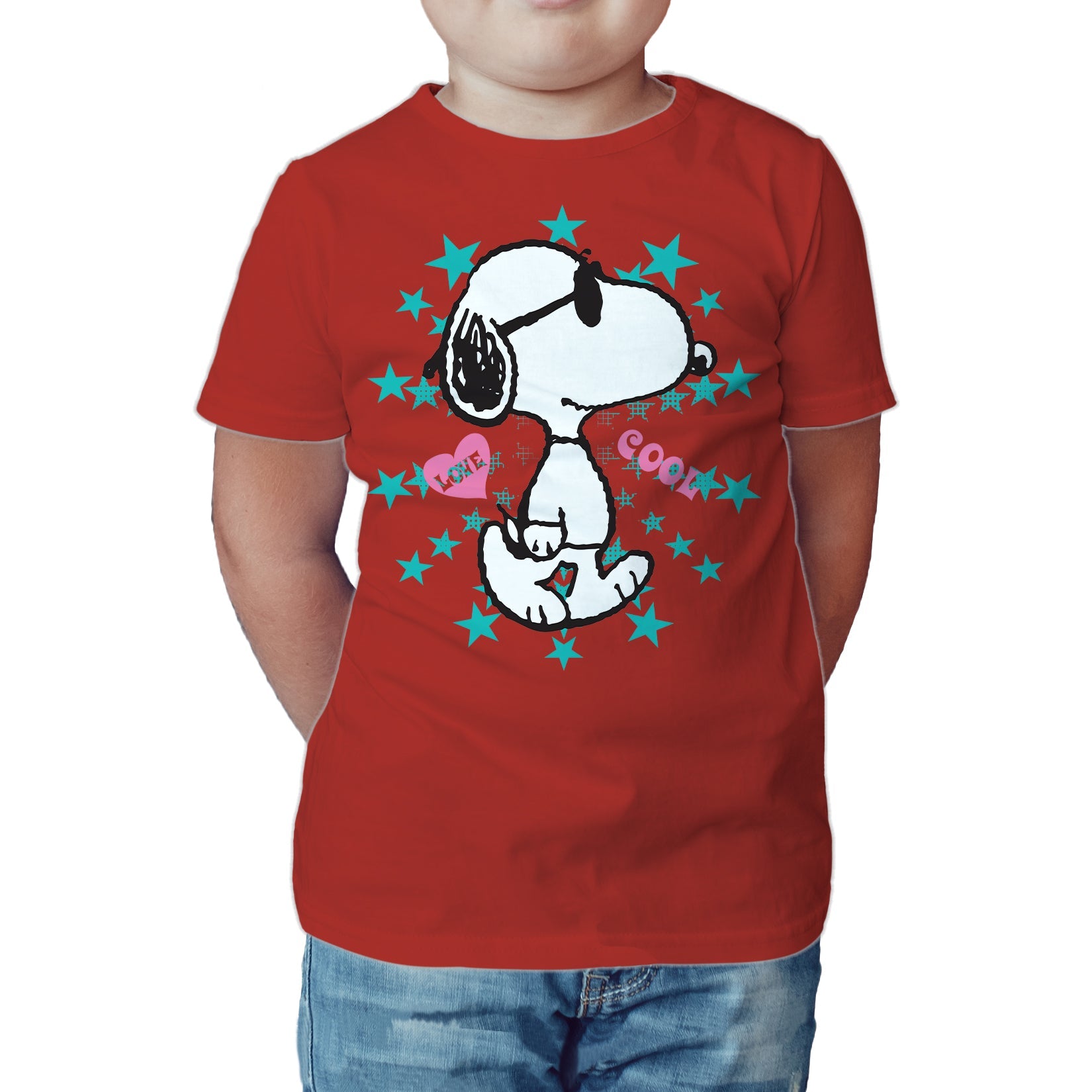 Peanuts Kids Snoopy Cool Official Kid's T-Shirt