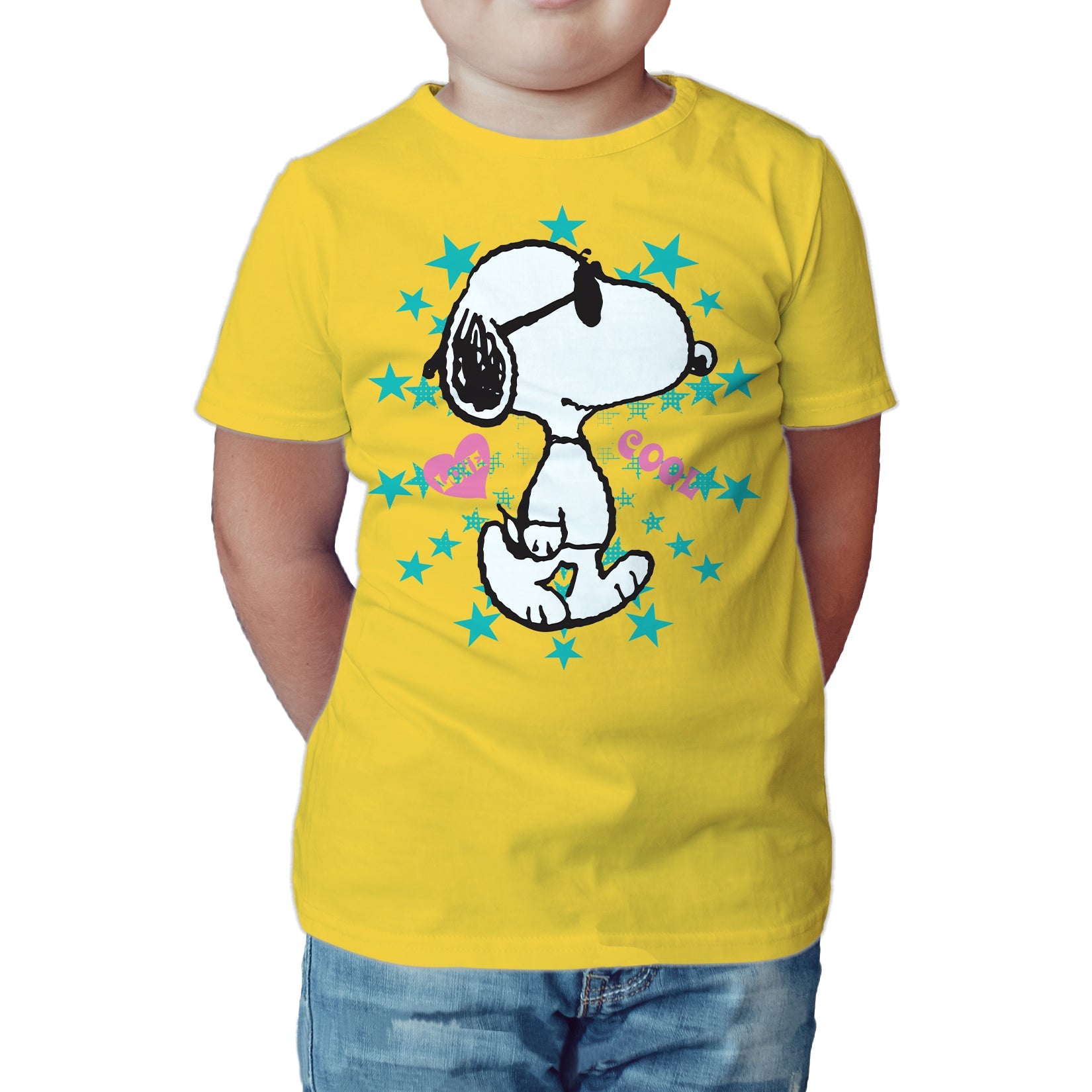 Peanuts Kids Snoopy Cool Official Kid's T-Shirt