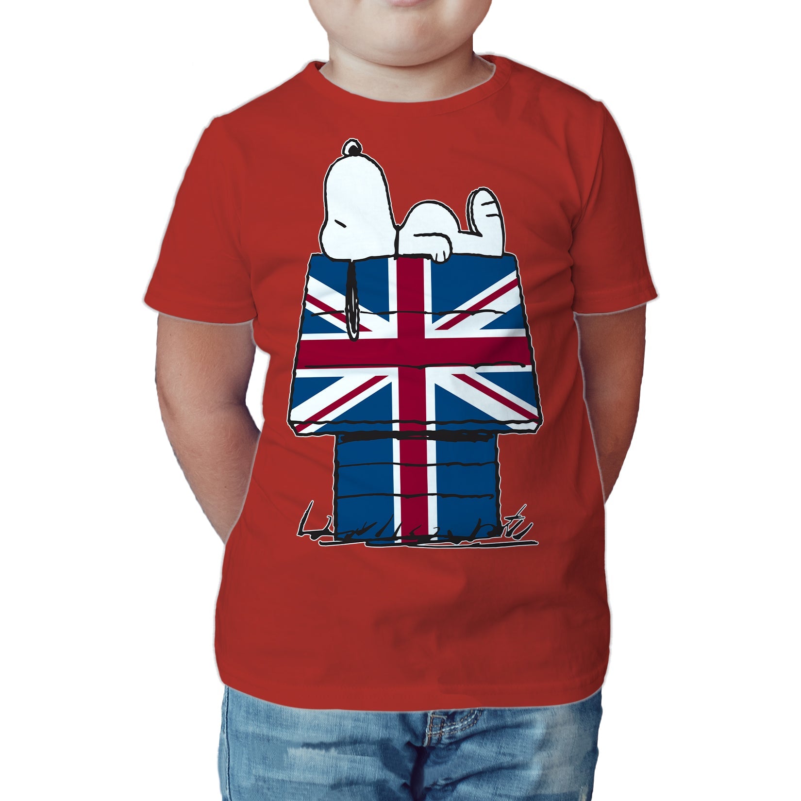 Peanuts Kids Snoopy House UK Official Kid's T-Shirt