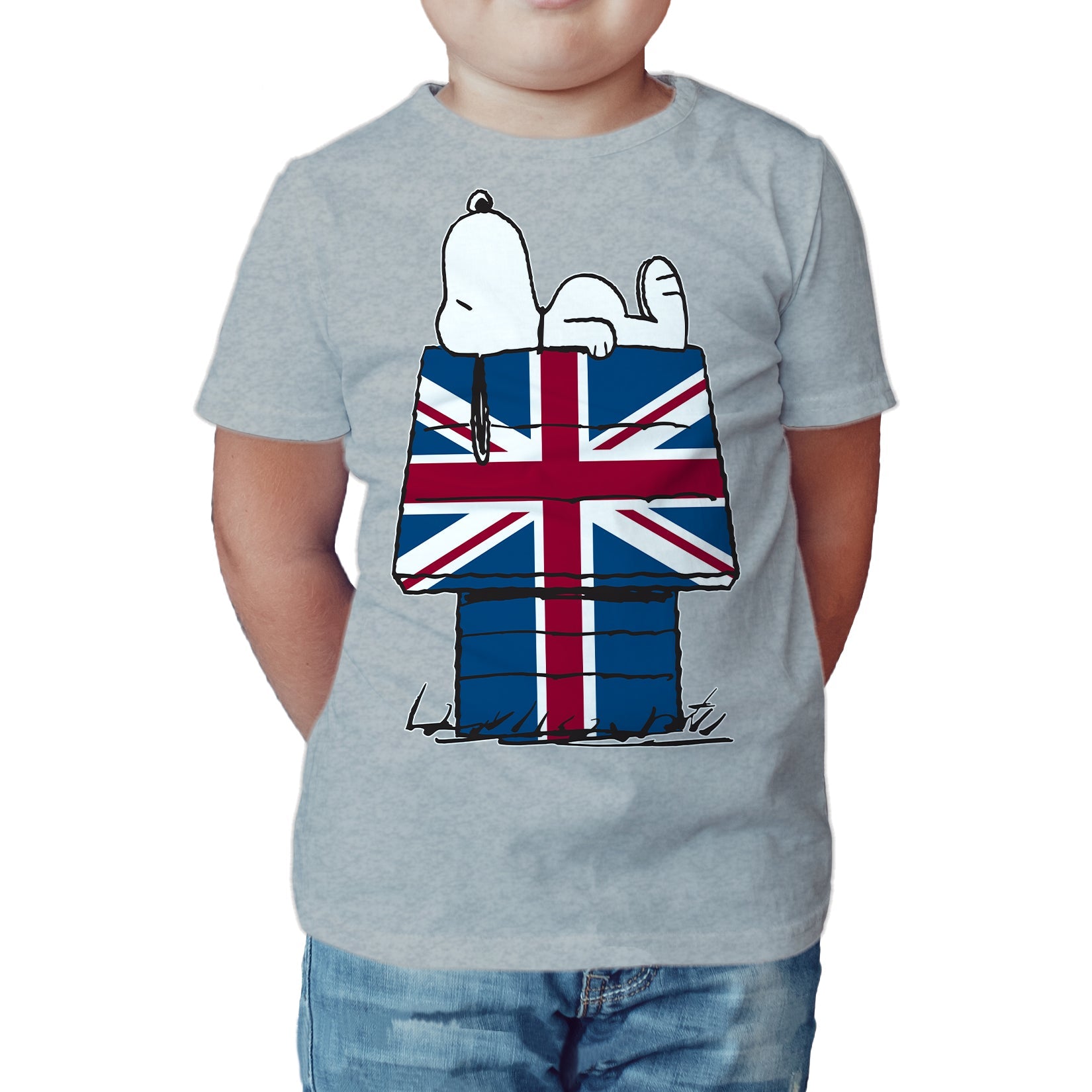 Peanuts Kids Snoopy House UK Official Kid's T-Shirt