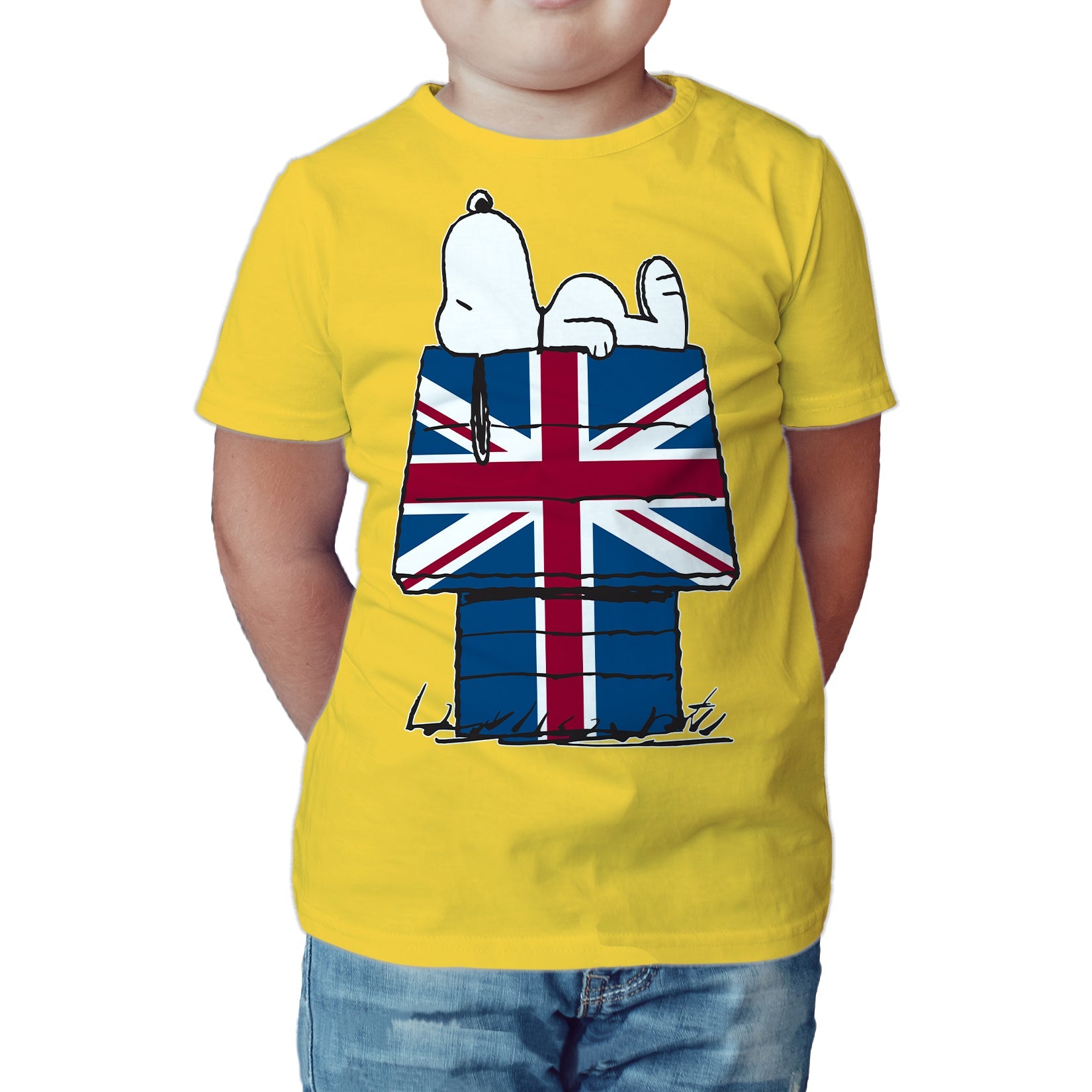 Peanuts Kids Snoopy House UK Official Kid's T-Shirt