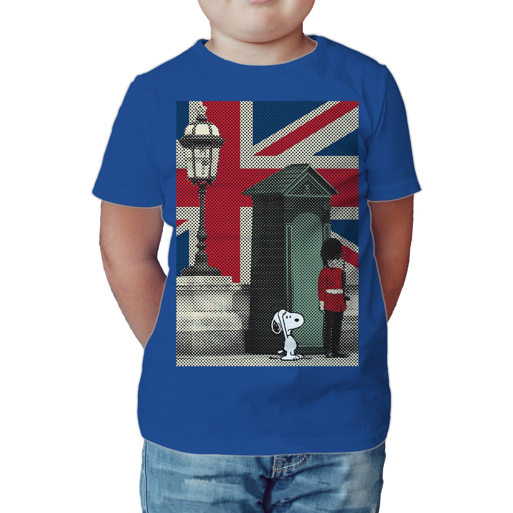 Peanuts Kids Snoopy Remix UK Beefeater Official Kid's T-Shirt