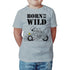 Peanuts Kids Snoopy Sketch Born Wild Official Kid's T-Shirt