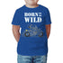 Peanuts Kids Snoopy Sketch Born Wild Official Kid's T-Shirt