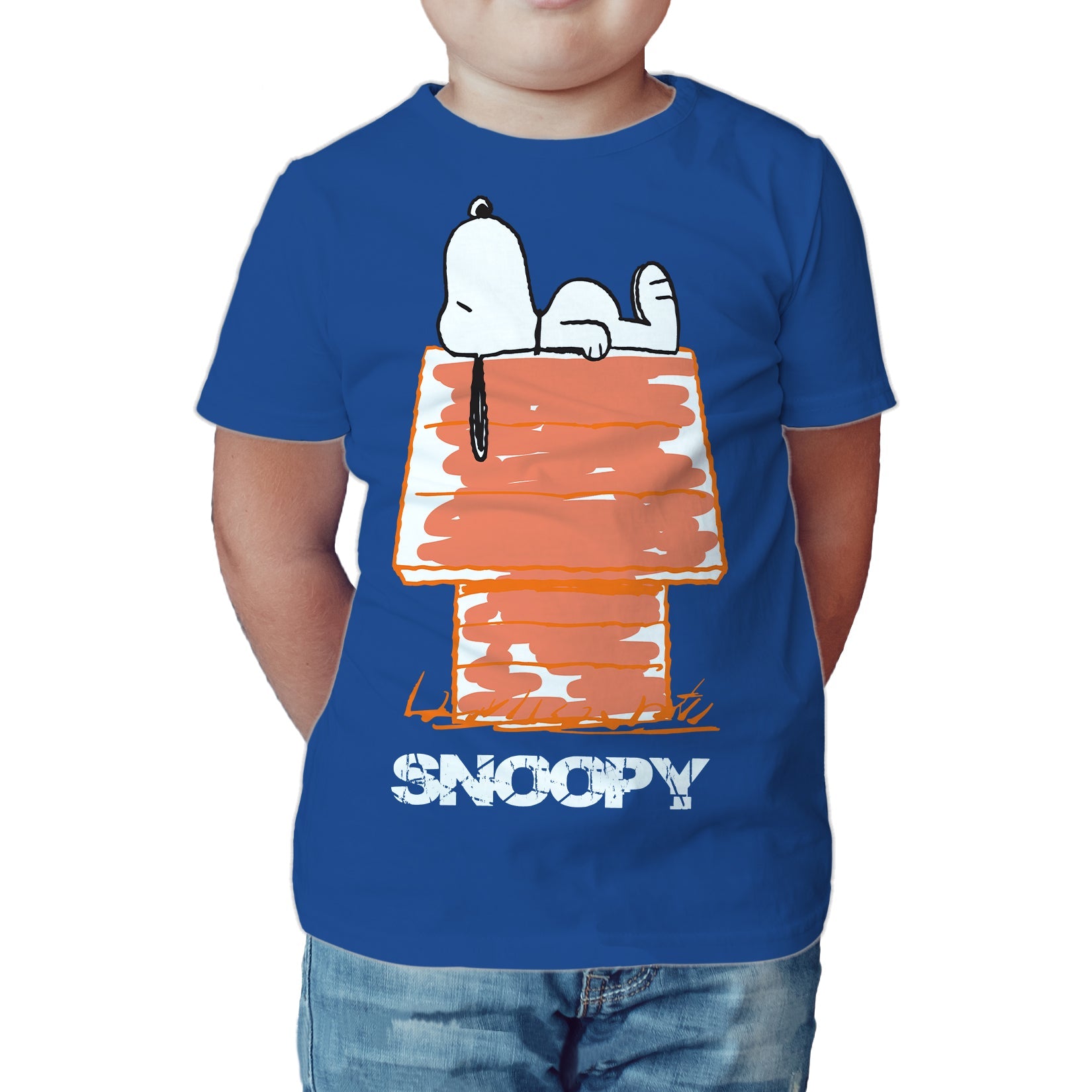 Peanuts Kids Snoopy Logo House Official Kid's T-Shirt