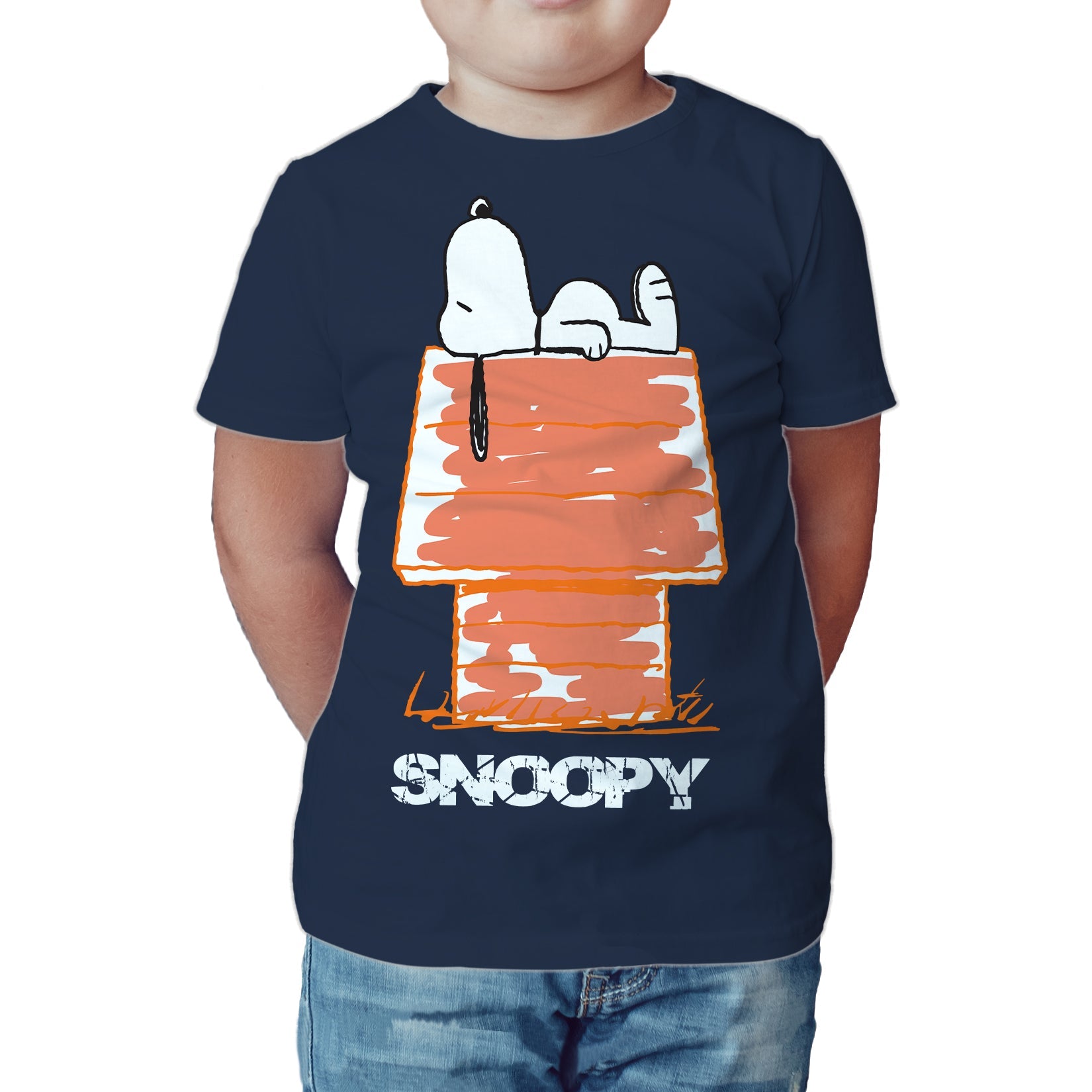 Peanuts Kids Snoopy Logo House Official Kid's T-Shirt