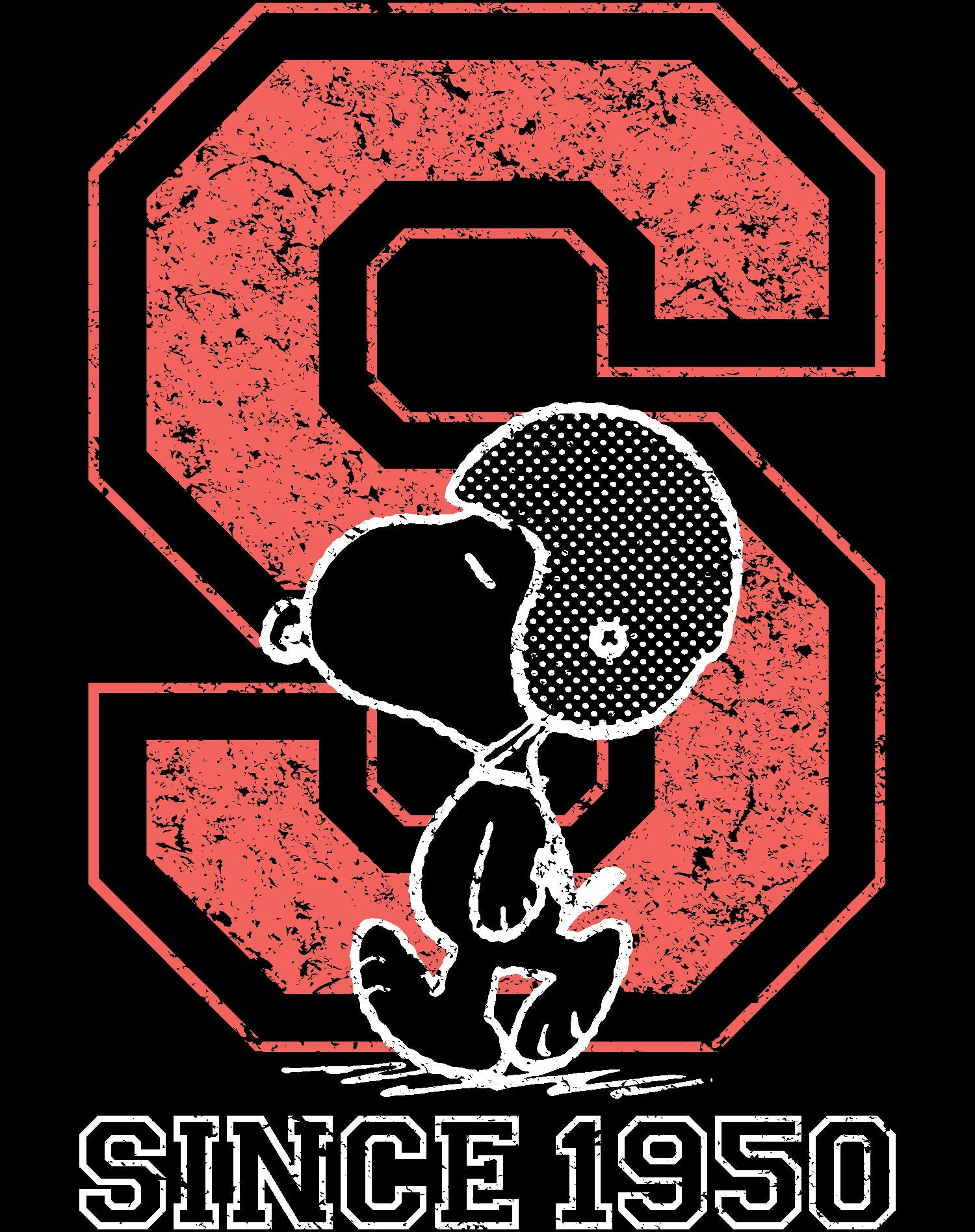 Peanuts Kids Snoopy 1950 Quarterback Official Kid's T-Shirt