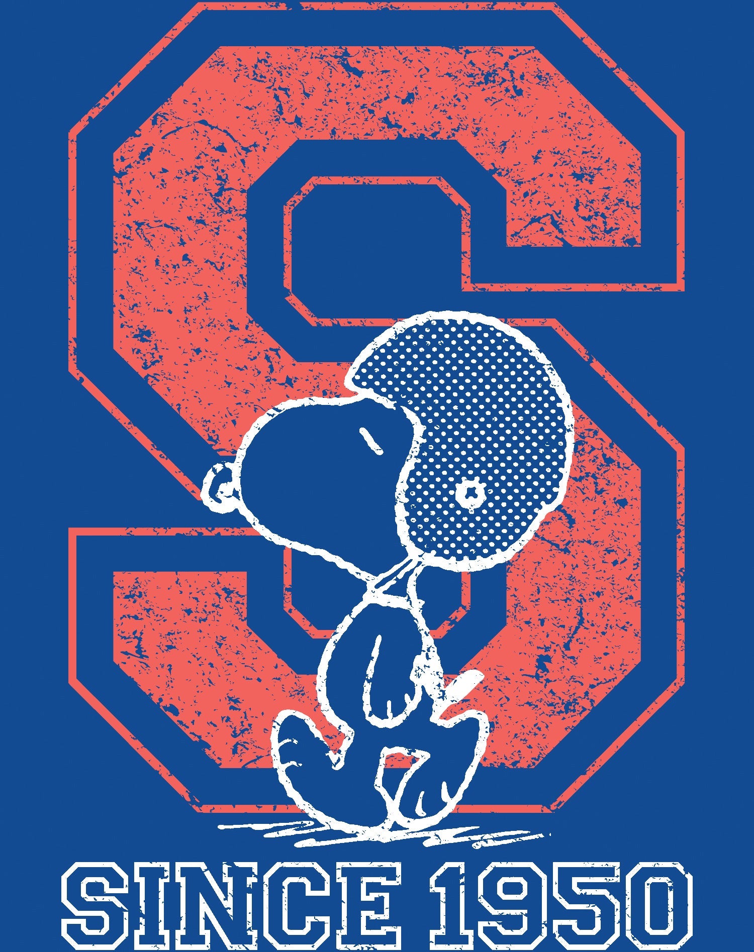 Peanuts Kids Snoopy 1950 Quarterback Official Kid's T-Shirt