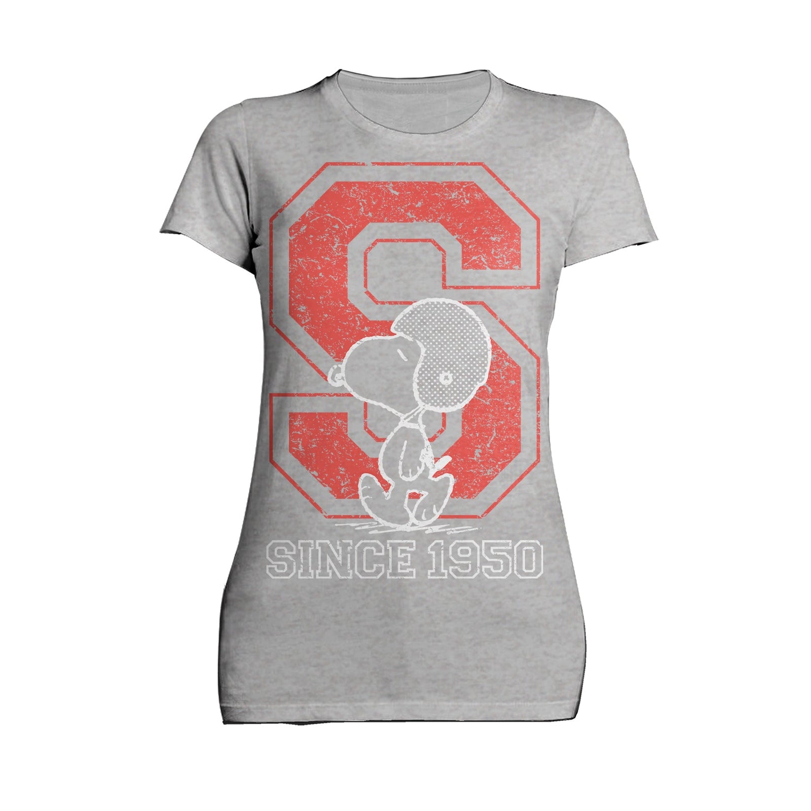 Peanuts Snoopy 1950 Quarterback Official Women's T-shirt