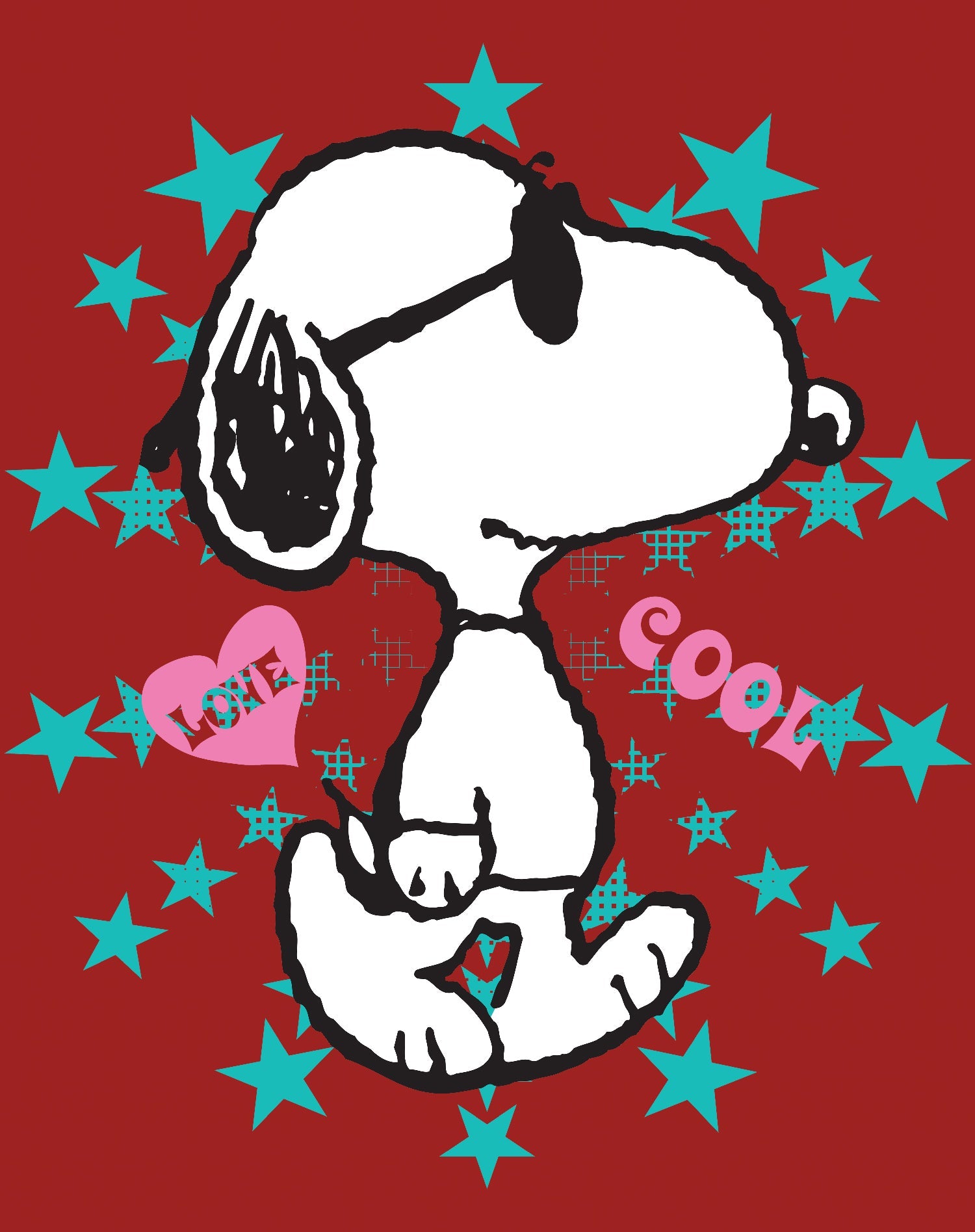 Peanuts Snoopy Cool Official Youth T-Shirt