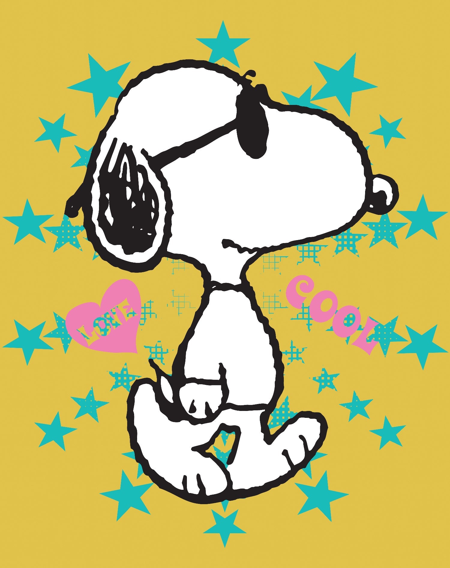 Peanuts Kids Snoopy Cool Official Kid's T-Shirt