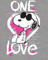 Peanuts Snoopy Graphic One Love Official Youth T-Shirt