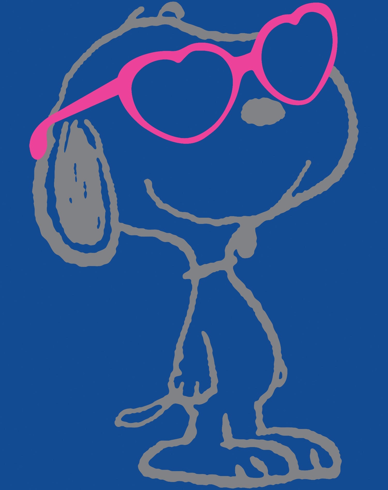 Peanuts Snoopy Heart Shades Official Youth T-Shirt