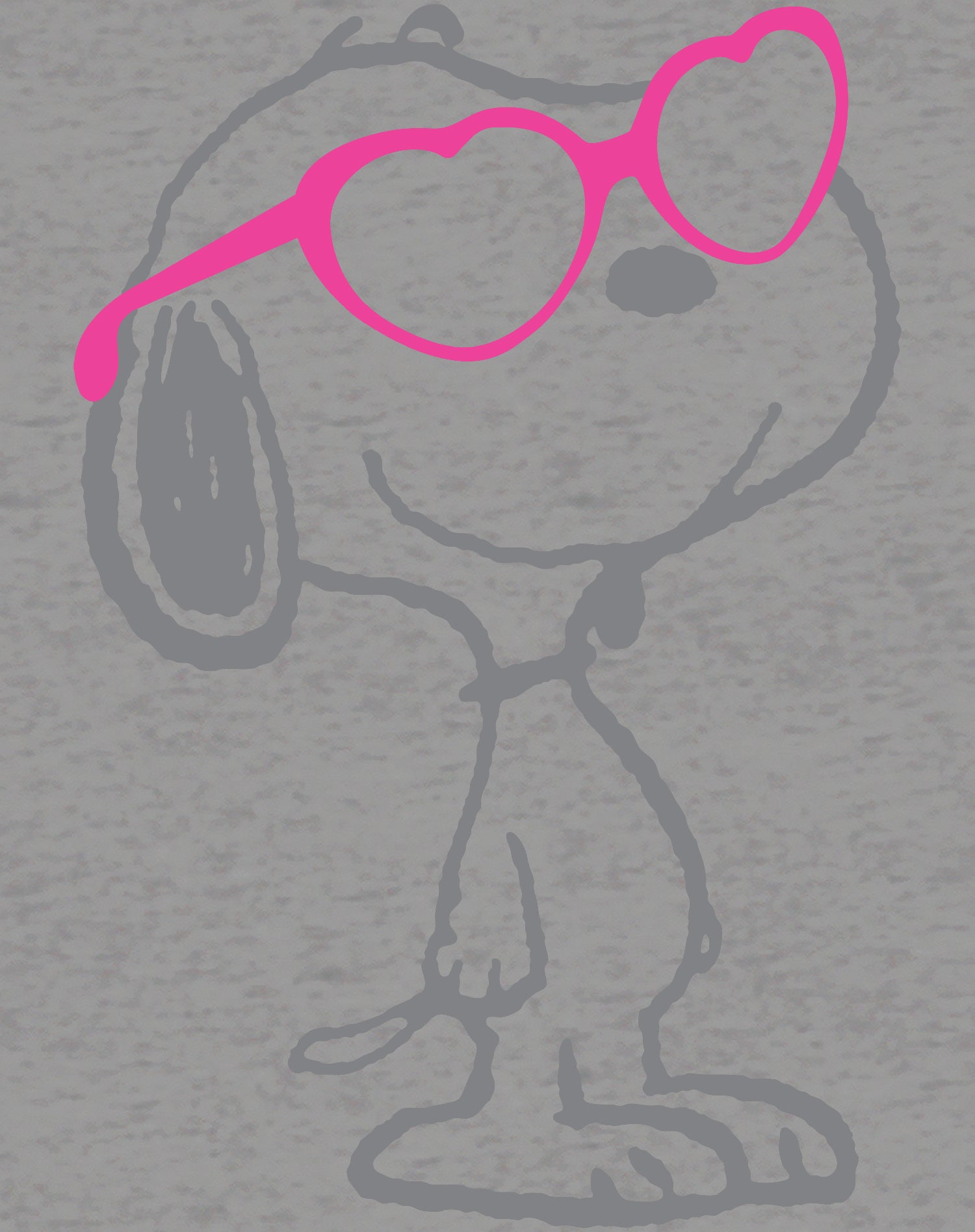 Peanuts Snoopy Heart Shades Official Youth T-Shirt