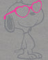 Peanuts Snoopy Heart Shades Official Youth T-Shirt