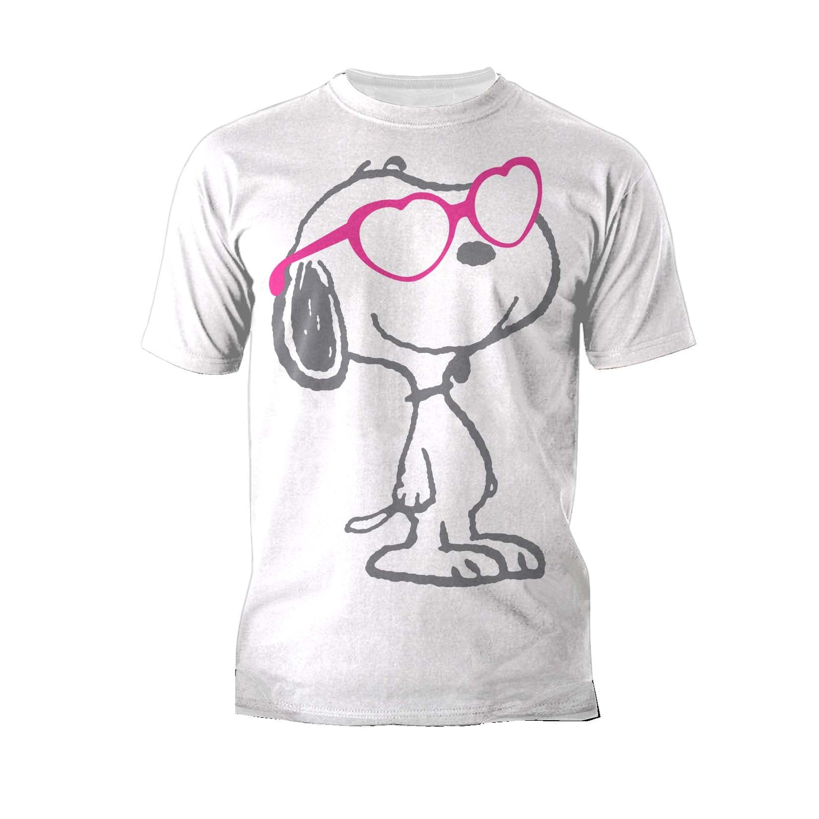 Peanuts Snoopy Heart Shades Official Men's T-shirt