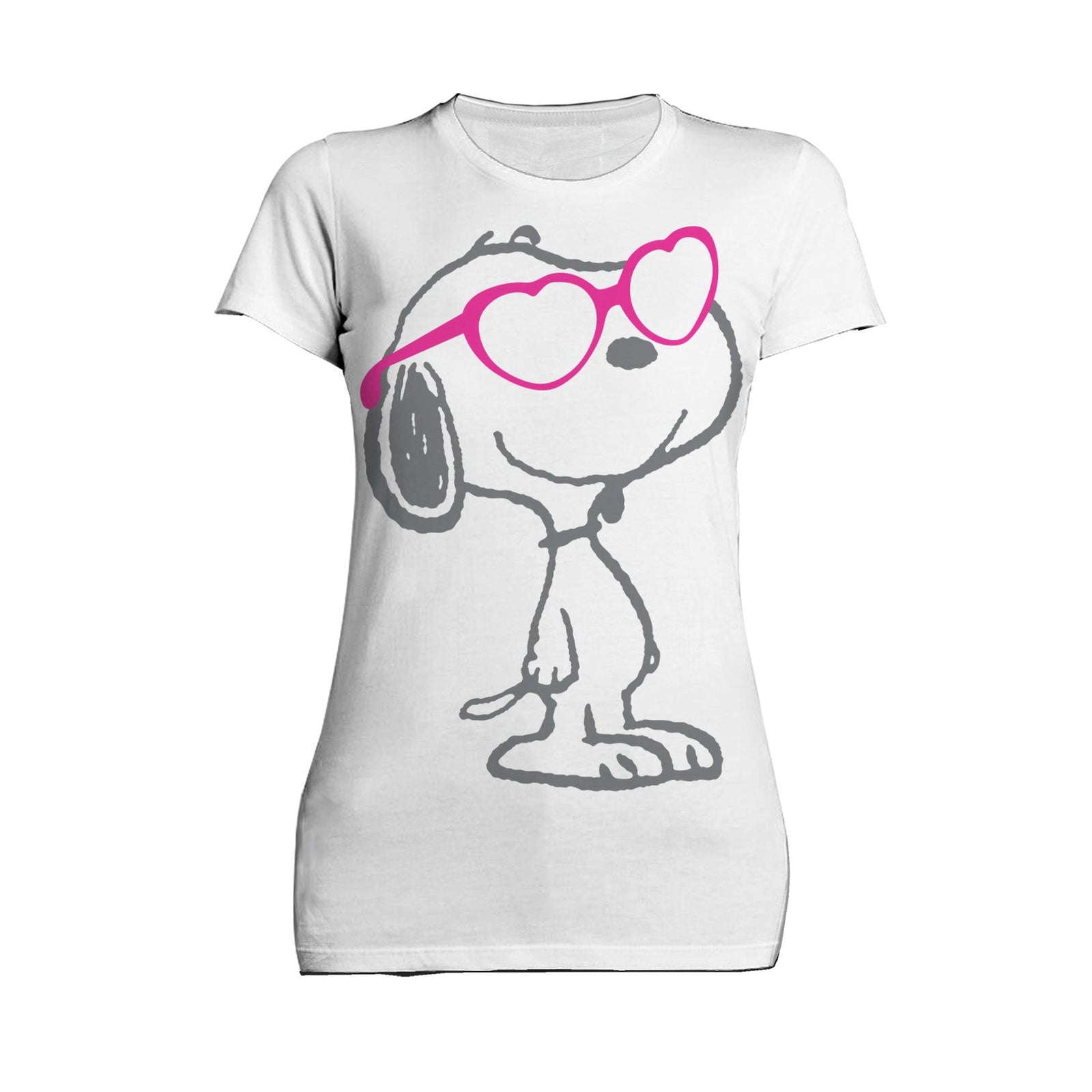 Peanuts Snoopy Heart Shades Official Women's T-shirt