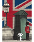 Peanuts Snoopy Remix UK Beefeater Official Women's T-shirt