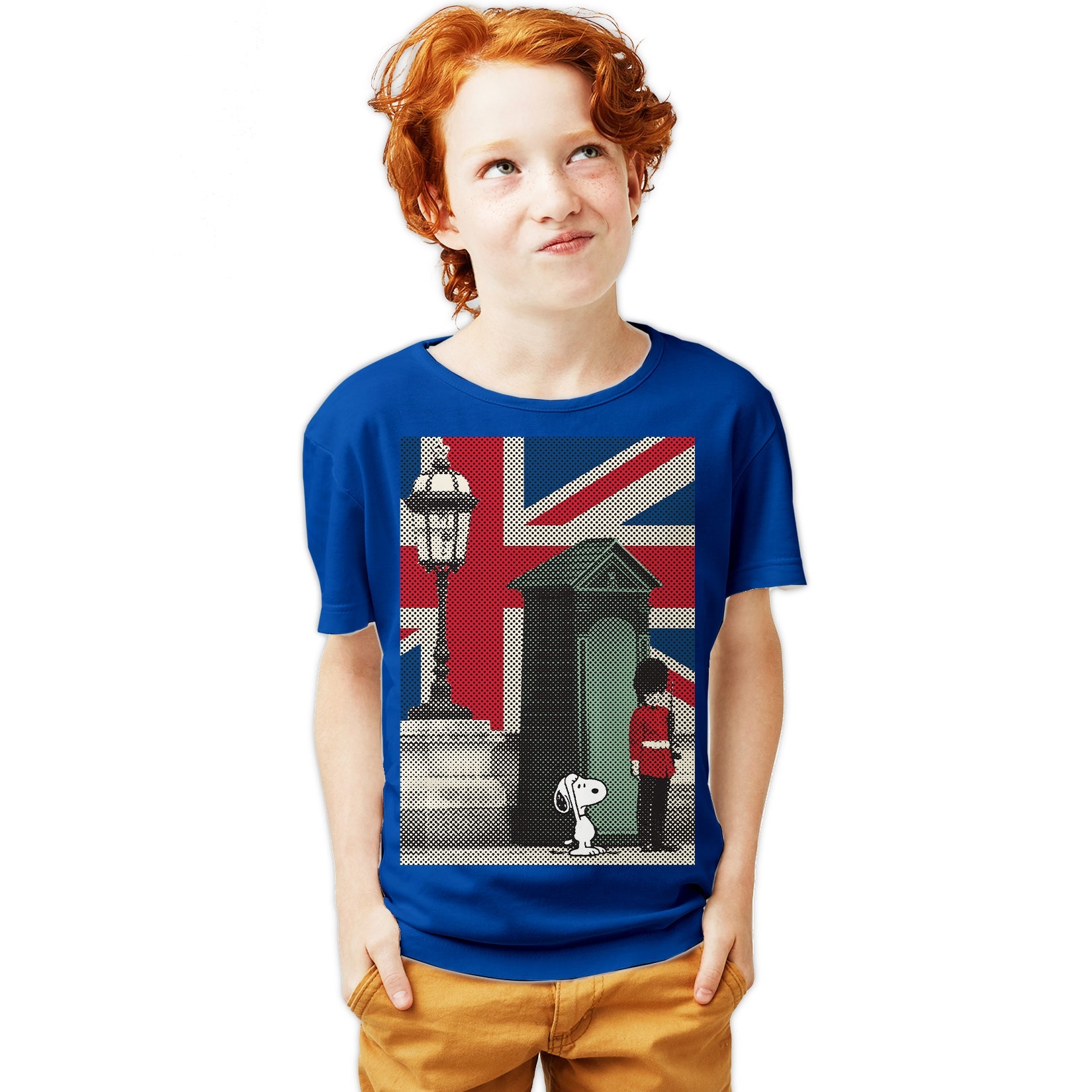 Peanuts Snoopy Remix UK Beefeater Official Youth T-Shirt