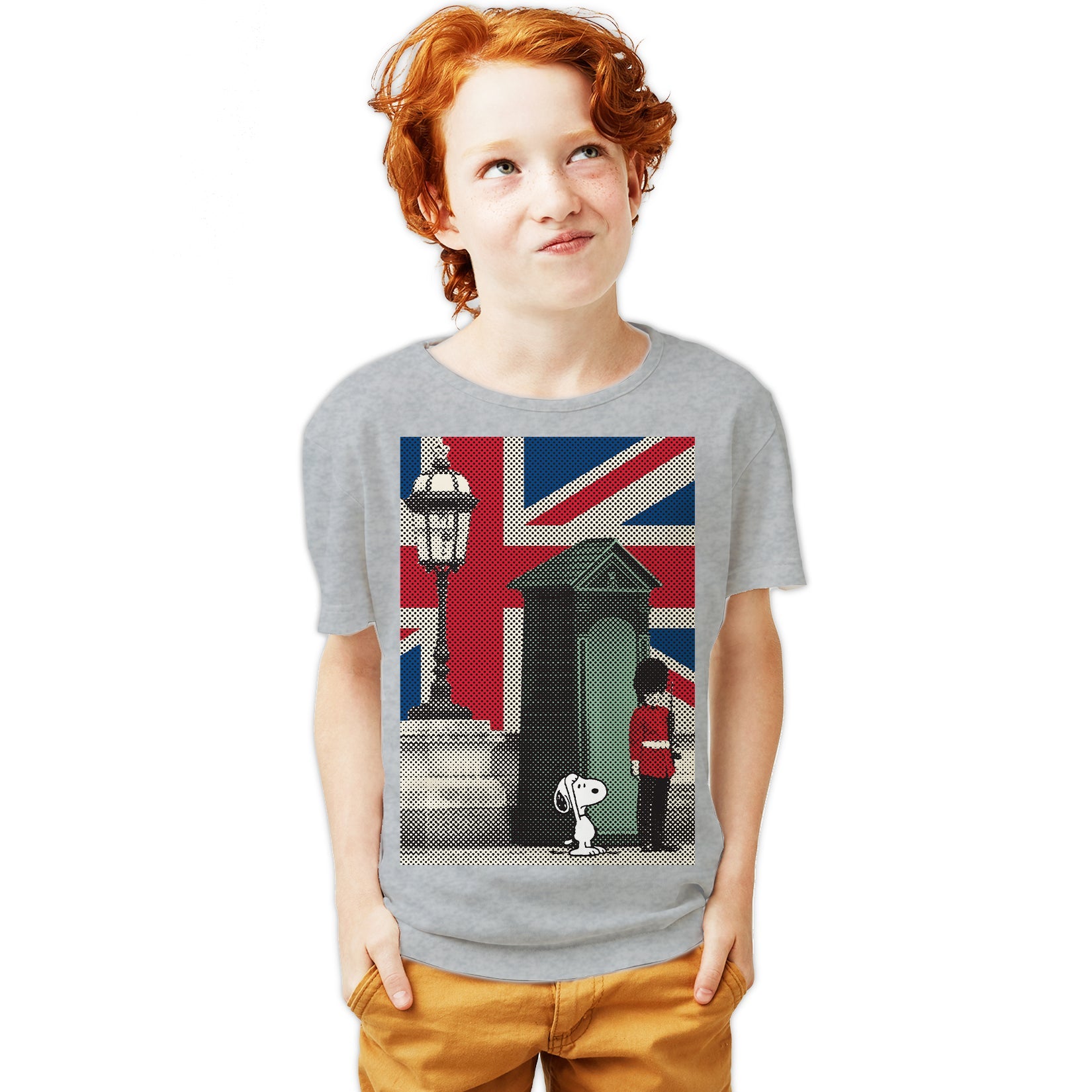 Peanuts Snoopy Remix UK Beefeater Official Youth T-Shirt