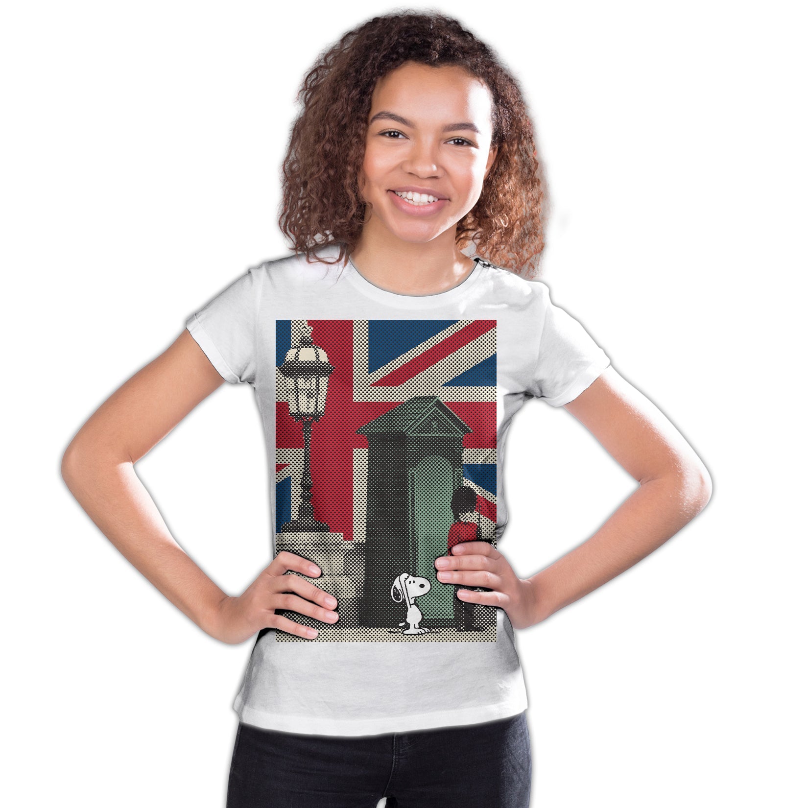Peanuts Snoopy Remix UK Beefeater Official Youth T-Shirt