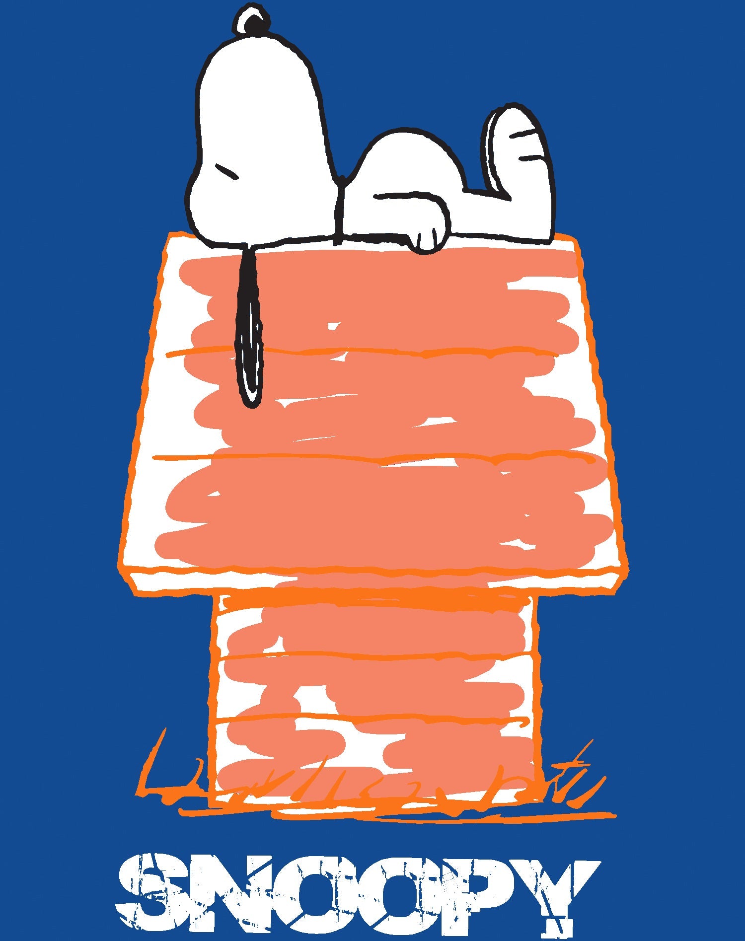 Peanuts Kids Snoopy Logo House Official Kid's T-Shirt