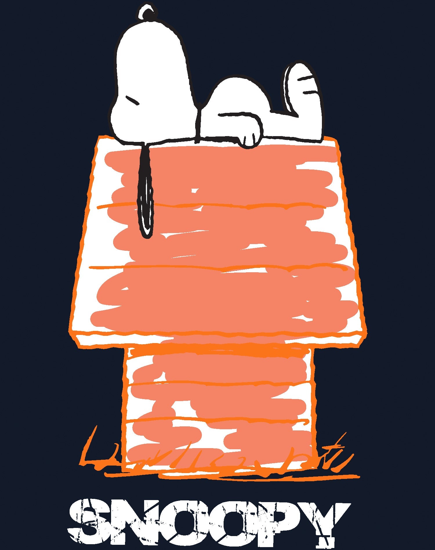 Peanuts Kids Snoopy Logo House Official Kid's T-Shirt