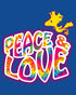 Peanuts Woodstock Peace Love Official Youth T-Shirt