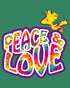 Peanuts Woodstock Peace Love Official Youth T-Shirt