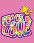 Peanuts Woodstock Peace Love Official Women's T-shirt