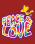 Peanuts Woodstock Peace Love Official Youth T-Shirt