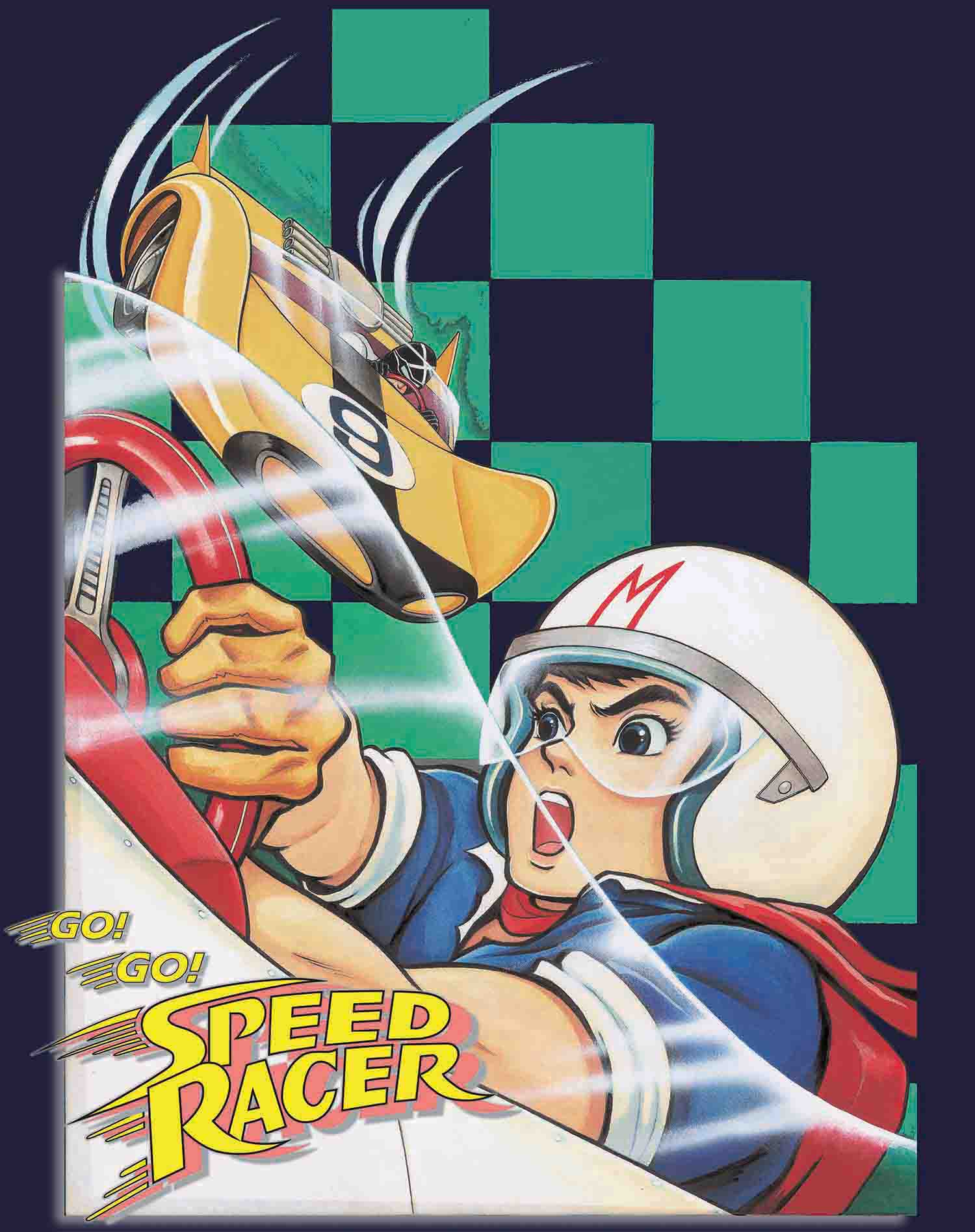 Speed Racer Checkered Green Official Women's T-shirt ()