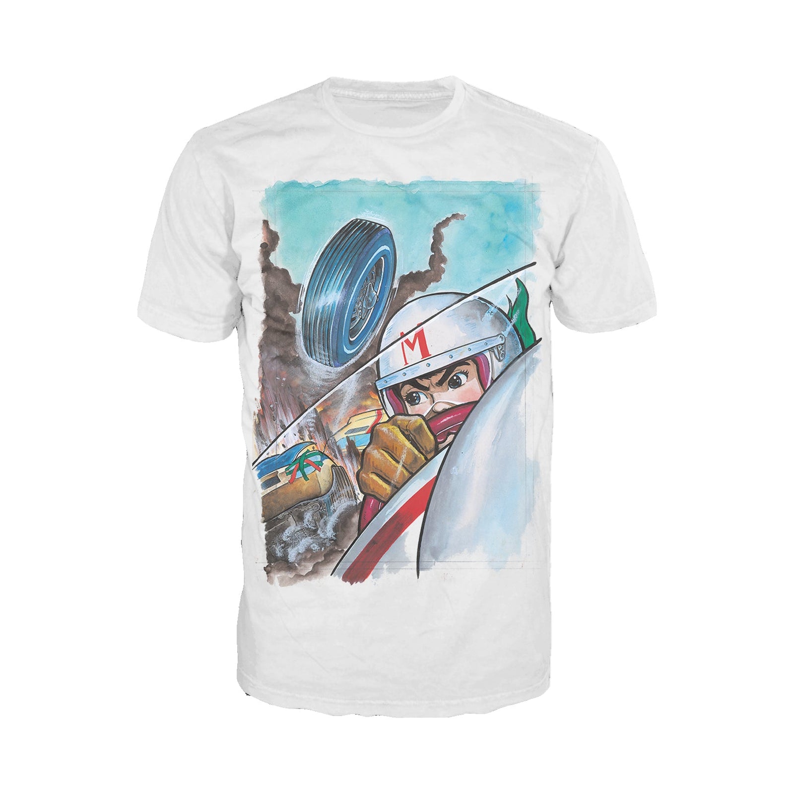 Speed Racer Poster Crash Official Men's T-shirt ()