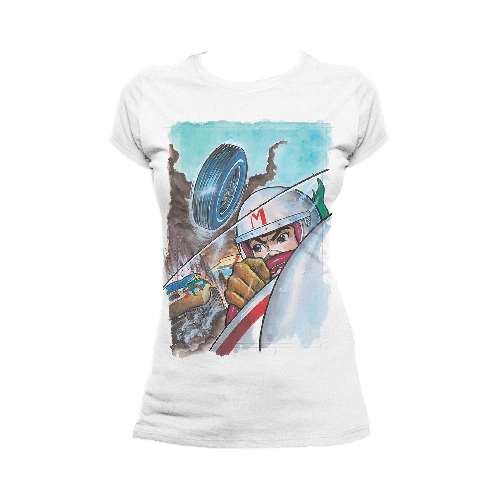 Speed Racer Poster Crash Official Women's T-shirt ()