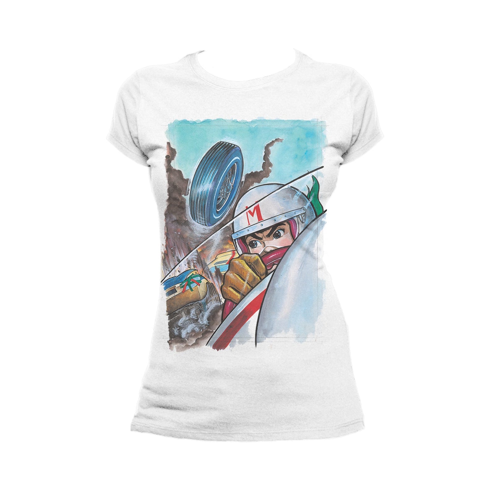 Speed Racer Poster Crash Official Women's T-shirt ()