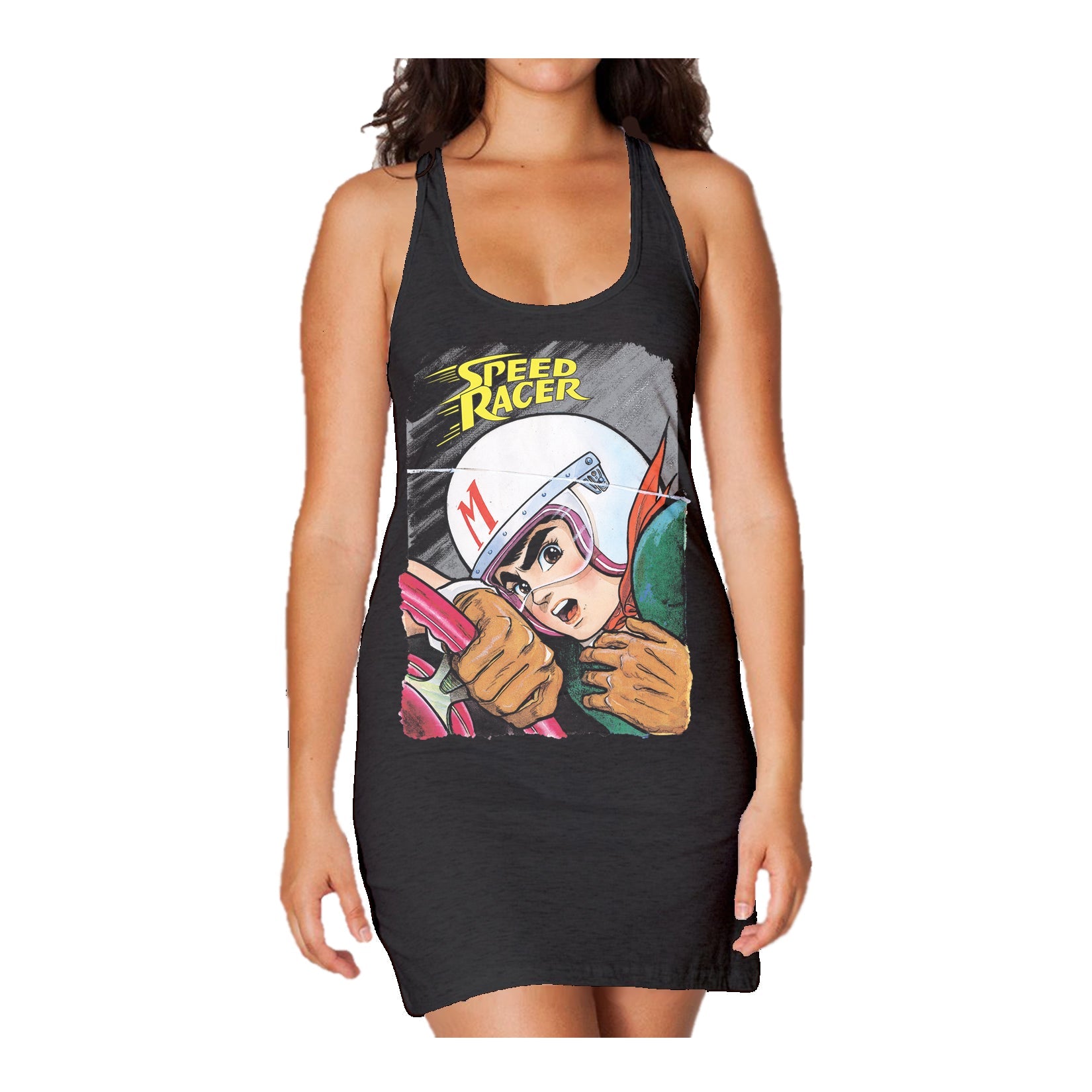 Speed Racer Close Up Official Women's Long Tank Dress ()