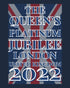UA Queen's Platinum Jubilee London UK Flag Men's T-shirt ()