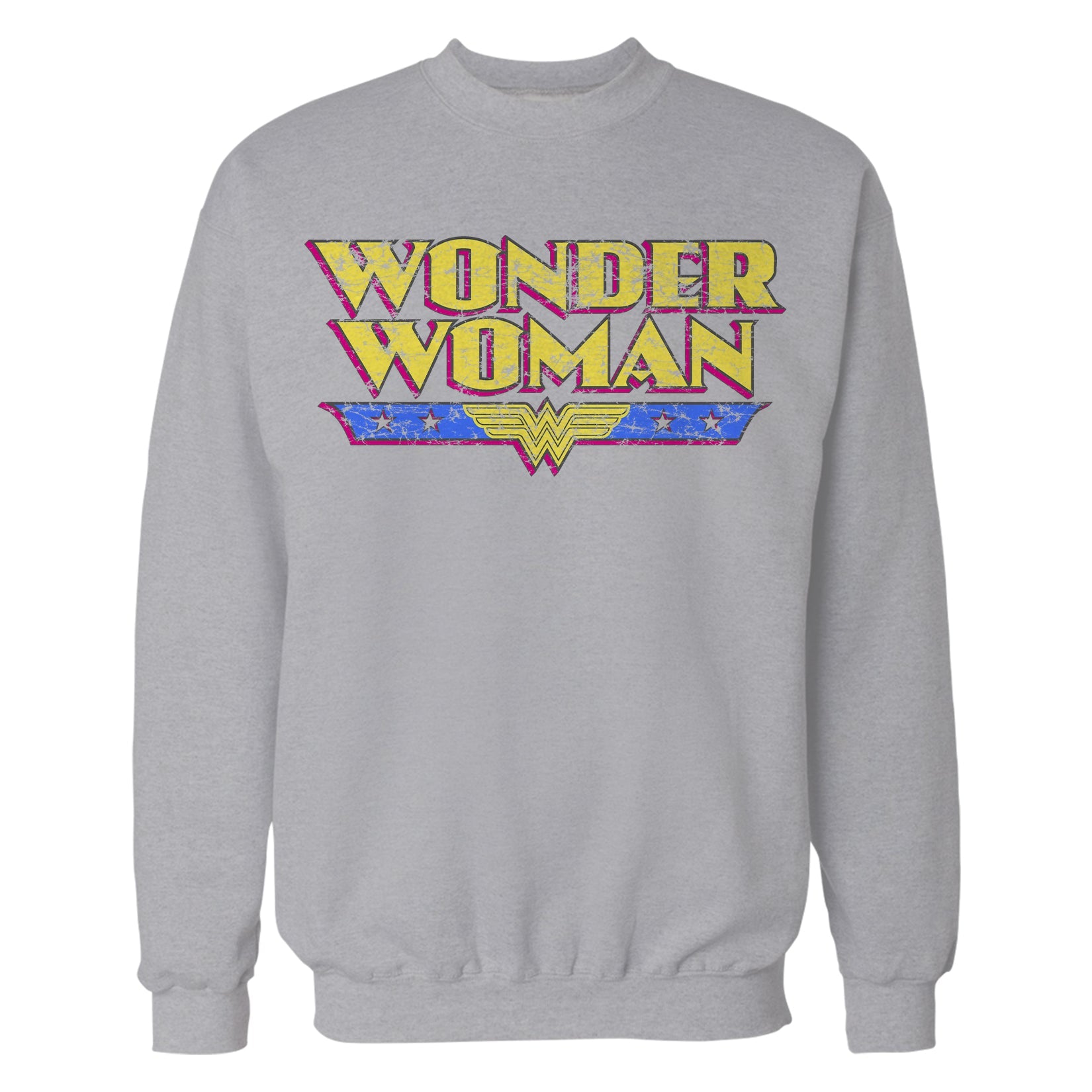 DC Comics Wonder Woman Logo Vintage Official Sweatshirt
