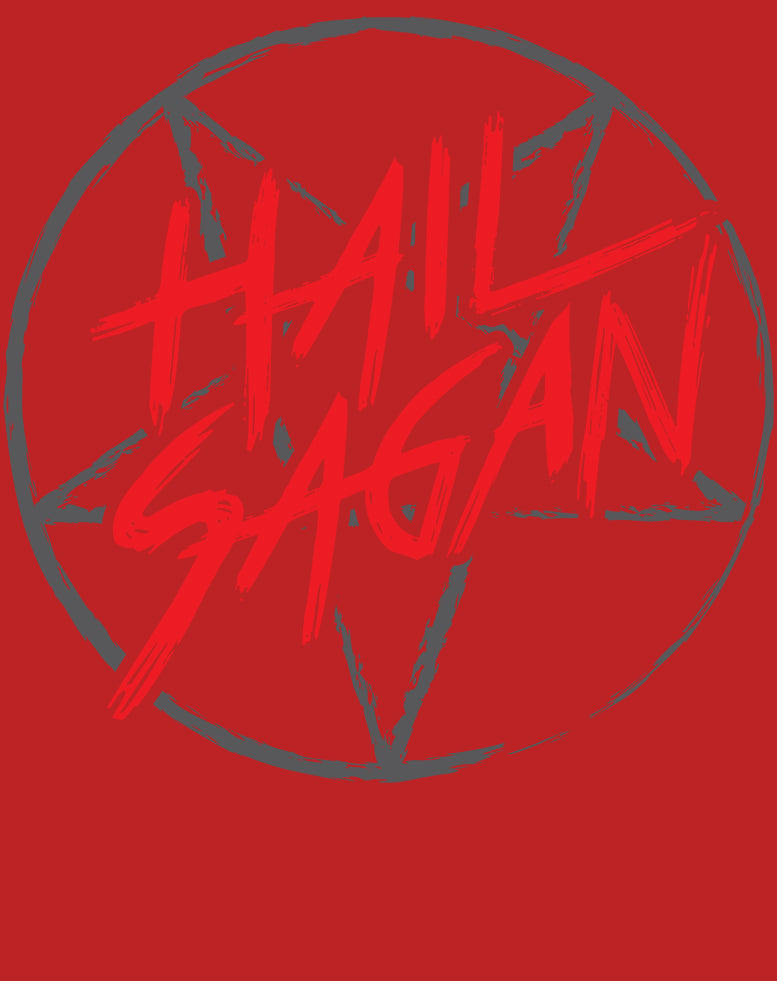 Weird Science Hail Sagan Official Men's T-shirt ()