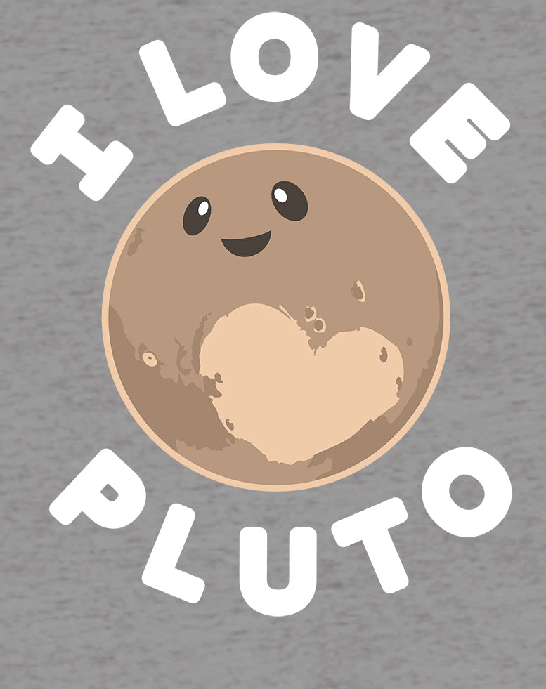 Weird Science I Love Pluto Official Men's T-shirt ()