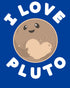 Weird Science I Love Pluto Official Men's T-shirt ()