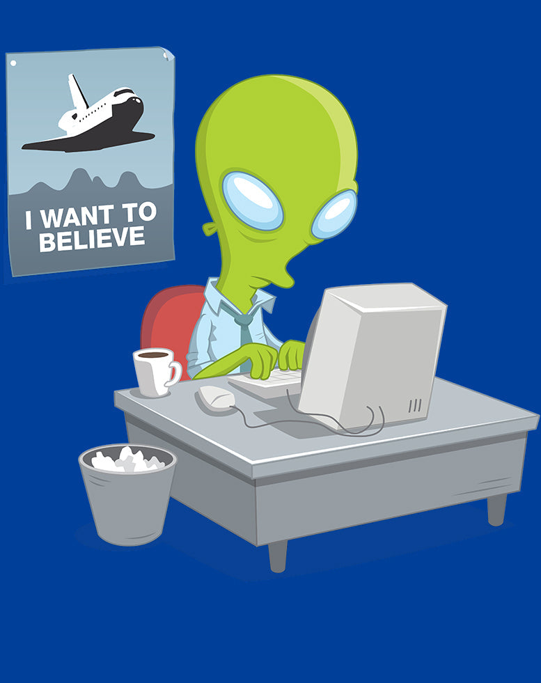 Weird Science I Want To Believe Official Men's T-shirt ()